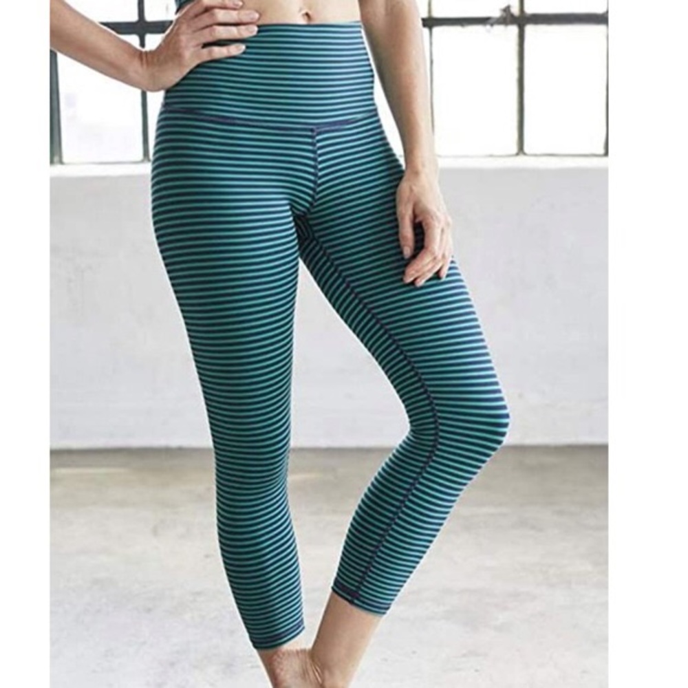 DYI High Waisted Crop Navy + Ivy Stripe S